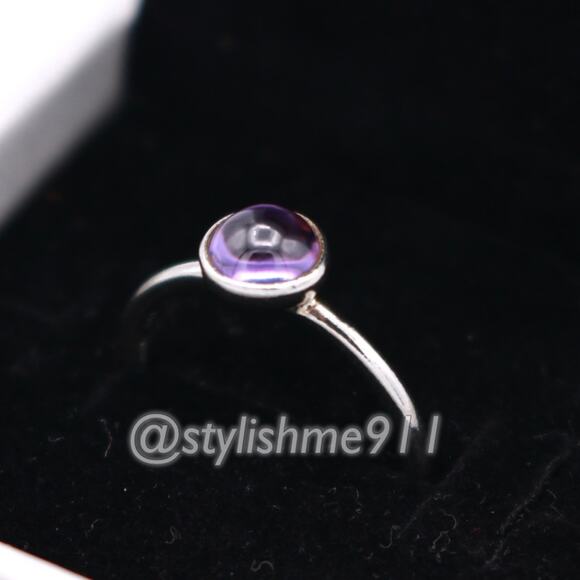 Authentic Pandora Small Poetic Droplet Ring - 190983ACZ - Picture 10 of 14